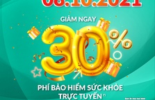 BIC giảm 30% phí bảo hiểm sức khỏe trực tuyến