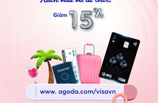 Giảm ngay 15% (tối đa 700K) khi đặt phòng trên Agoda với thẻ MB Visa