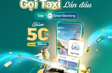 Ưu đãi đặt taxi trên BIDV SmartBanking