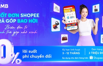 Trả góp đơn hàng miễn lãi - miễn phí