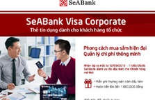 SeABank ra mắt thẻ SeABank Visa Corporate cho doanh nghiệp