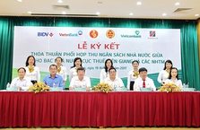 Vietcombank Kiên Giang ký kết Thỏa thuận phối hợp thu Ngân sách Nhà nước