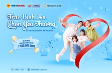 VIETBANK TẶNG VOUCHER ĐẾN 7,5 TRIỆU ĐỒNG CHO KHÁCH HÀNG MUA BẢO HIỂM
