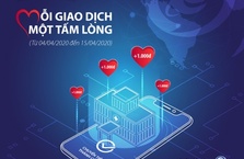 Mỗi giao dịch online, khách hàng đã cùng BIDV góp 1.000 đồng ủng hộ chống dịch Covid-19