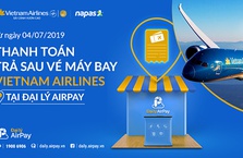 Thanh toán trả sau vé máy bay Vietnam Airlines qua AirPay