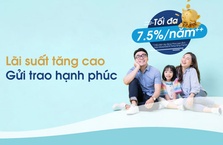 OceanBank điều chỉnh lãi suất tiết kiệm tới 7,5%++ cùng nhiều quà tặng giá trị
