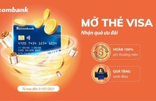 Mở thẻ Visa – nhận quà ưu đãi với Sacombank