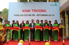 Vietcombank Lào Cai khai trương PGD Kim Tân
