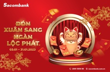 “Đón xuân sang - ngàn lộc phát” cùng Sacombank
