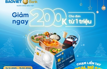 Giảm 200.000VND cho đơn từ 1.000.000VND khi chạm thẻ BAOVIET Bank tại Haidilao