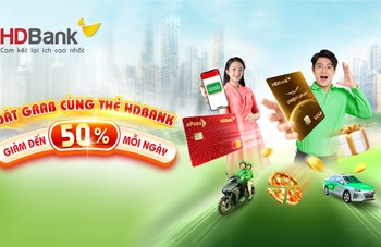 ƯU ĐÃI GRAB ĐẾN 50% CÙNG THẺ HDBANK