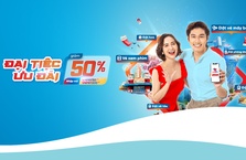 "Đại tiệc ưu đãi" giảm tới 50% khi đặt vé máy bay, tàu, xe trên Easy OceanBank Mobile