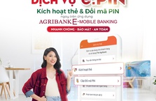 Agribank áp dụng mã PIN điện tử từ ngày 1/11