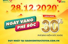 BIC giảm 30% phí bảo hiểm sức khỏe trong ngày sinh nhật