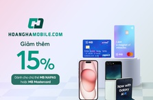 [MB x HOÀNG HÀ MOBILE] Giảm thêm 15% dành cho chủ thẻ MB NAPAS hoặc MB Mastercard