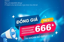Hot Friday - Ưu đãi mở tài khoản số đẹp cực đỉnh