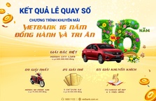 CHÚC MỪNG 100 KHÁCH HÀNG TRÚNG THƯỞNG CHƯƠNG TRÌNH “VIETBANK 16 NĂM ĐỒNG HÀNH VÀ TRI ÂN”