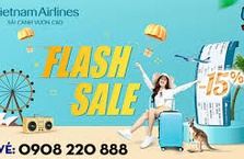 FLASH SALE HÀNG TUẦN: VIETNAM AIRLINES - GIẢM 15% VÉ MÁY BAY