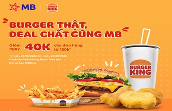 MB triển khai chương trình “Burger thật, deal chất”