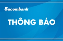 Thông báo điều chỉnh phí duy trì dịch vụ Sacombank eBanking 2017