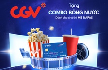 [MB x CGV] Tặng combo bỏng nước dành cho chủ thẻ MB NAPAS