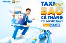 Taxi đi – Bao cả tháng