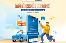 Mở tài khoản miễn phí và nhận quà trên SAIGONBANK Smart Banking