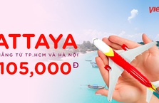 Mở Ví MoMo, mua vé Vietjet đến Pattaya giá chỉ từ 105.000 đồng