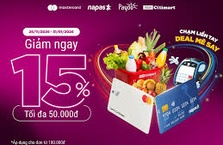 Ưu đãi 15% tại Aeon Citimart