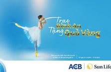 Sun Life tung chương trình khuyến mãi cho khách hàng mua bảo hiểm qua ACB