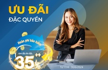Ưu đãi hoàn phí đến 35%++ khi mua bảo hiểm tại BAOVIET Bank
