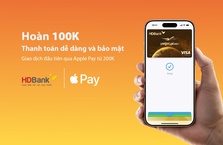 HOÀN 100K THANH TOÁN APPLE PAY CHO CHỦ THẺ VISA