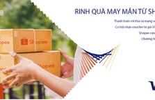 RINH QUÀ MAY MẮN TỪ SHOPEE CÙNG THẺ QUỐC TẾ SHINHA