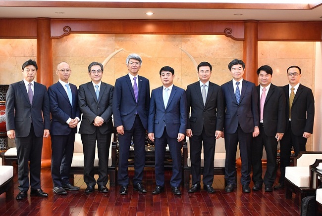 Ban Lãnh đạo Vietcombank tiếp tân Tổng giám đốc Ngân hàng Mizuho