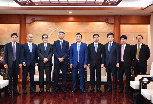 Ban Lãnh đạo Vietcombank tiếp tân Tổng giám đốc Ngân hàng Mizuho