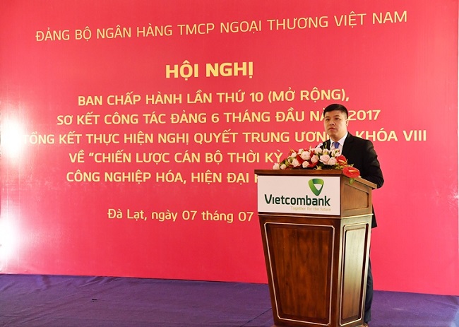 Đảng bộ Vietcombank tổ chức Hội nghị BCH lần thứ 10 (mở rộng), sơ kết công tác Đảng 6 tháng đầu năm và Tổng kết thực hiện Nghị quyết TW3