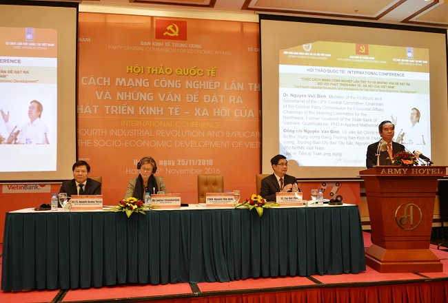 Hội thảo quốc tế: cuộc cách mạng công nghiệp lần thứ tư và những vấn đề đặt ra đối với phát triển kinh tế - xã hội của Việt Nam