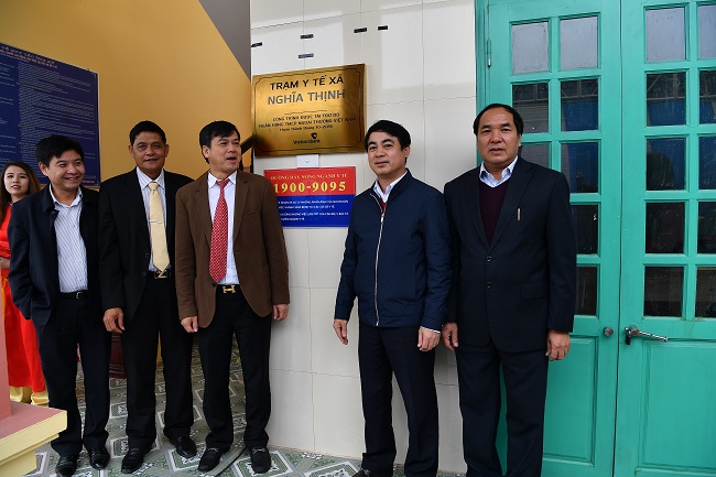 Khánh thành Trạm Y tế xã Nghĩa Thịnh, huyện Nghĩa Hưng, tỉnh Nam Định do Vietcombank tài trợ hơn 5 tỷ đồng