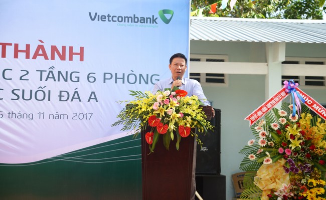 Khánh thành và bàn giao công trình Trường Tiểu học Suối Đá A – tỉnh Tây Ninh do Vietcombank tài trợ 4 tỷ đồng