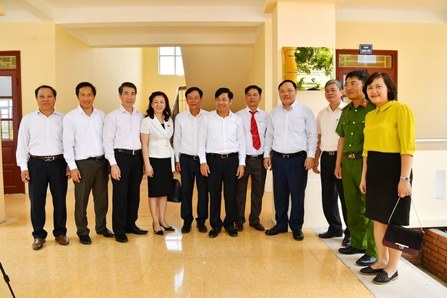 Khánh thành và bàn giao Nhà lớp học Trường THCS Biển Động do Vietcombank tài trợ 3 tỷ đồng