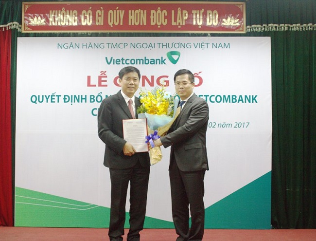 Lễ công bố Quyết định bổ nhiệm Giám đốc Vietcombank Thái Bình