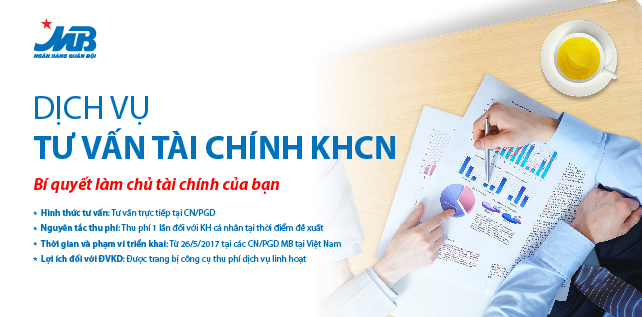 MB cung cấp dịch vụ tư vấn tài chính KHCN