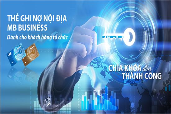 MB phát hành thẻ ghi nợ nội địa “MB Business” cho doanh nghiệp