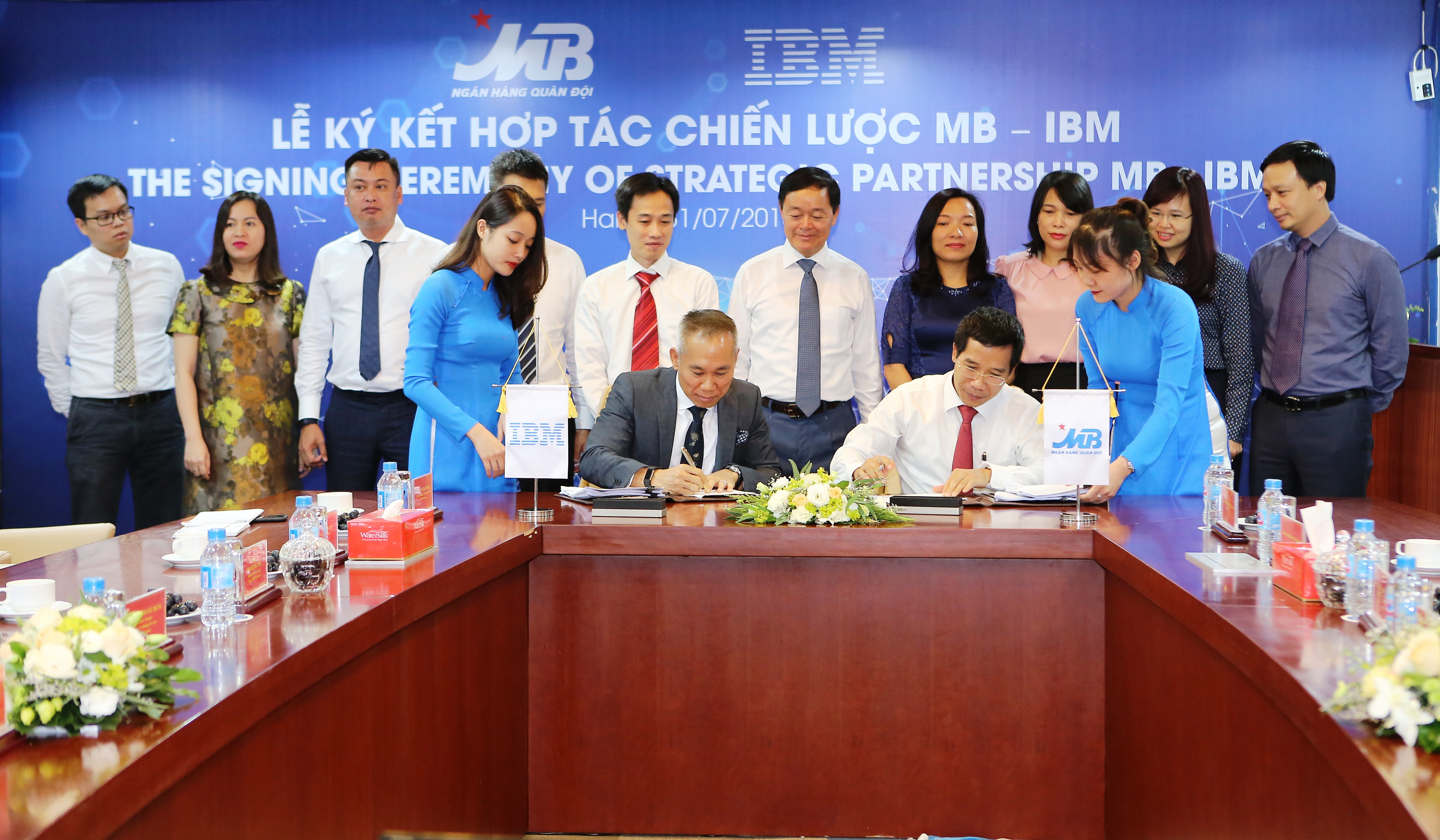 Ngân hàng TMCP Quân đội ký kết thỏa thuận hợp tác chiến lược với tập đoàn IBM