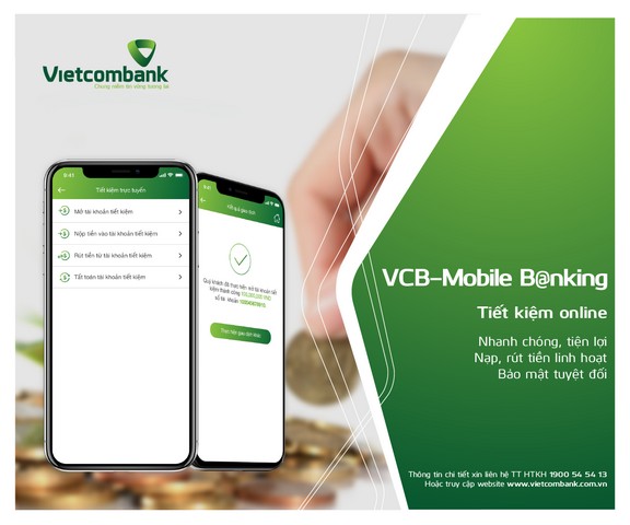 Tính năng mới trên kênh Ngân hàng di động VCB-Mobile B@nking