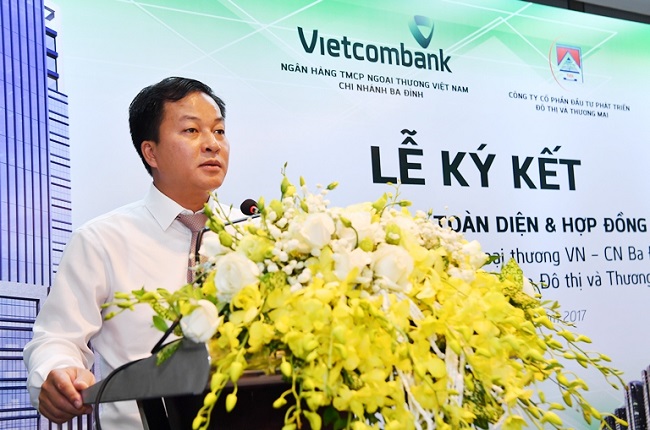 Vietcombank Ba Đình ký kết Thỏa thuận hợp tác toàn diện và Hợp đồng tín dụng với TUDI.,JSC