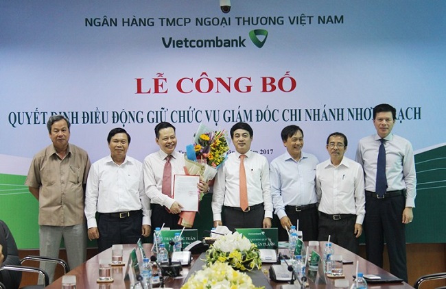 Vietcombank công bố quyết định điều động giữ chức vụ Giám đốc Chi nhánh Nhơn Trạch và Chi nhánh Vũng Tàu