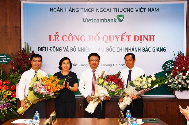 Vietcombank công bố quyết định điều động và bổ nhiệm Giám đốc chi nhánh Bắc Giang