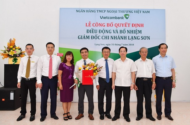 Vietcombank công bố quyết định điều động và bổ nhiệm Giám đốc Chi nhánh Lạng Sơn