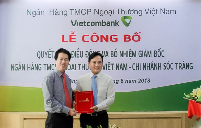 Vietcombank công bố quyết định điều động và bổ nhiệm Giám đốc chi nhánh Sóc Trăng
